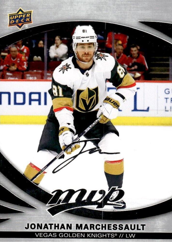 Jonathan Marchessault #1 Vegas Golden Knights | 2023-24 Upper Deck MVP Silver Script