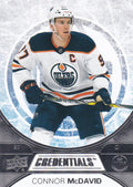 Connor McDavid #1 Edmonton Oilers | 2021-22 Upper Deck Credentials