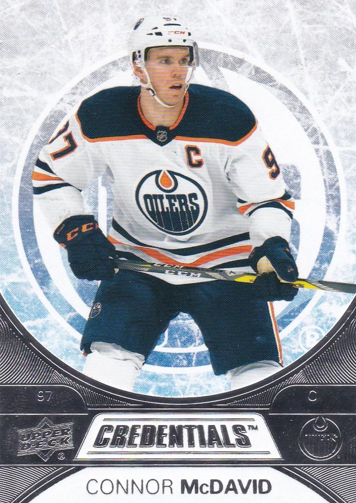 Connor McDavid #1 Edmonton Oilers | 2021-22 Upper Deck Credentials