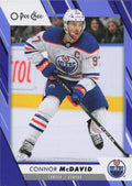Connor McDavid #1 Edmonton Oilers | 2023-24 O-Pee-Chee Blue Border