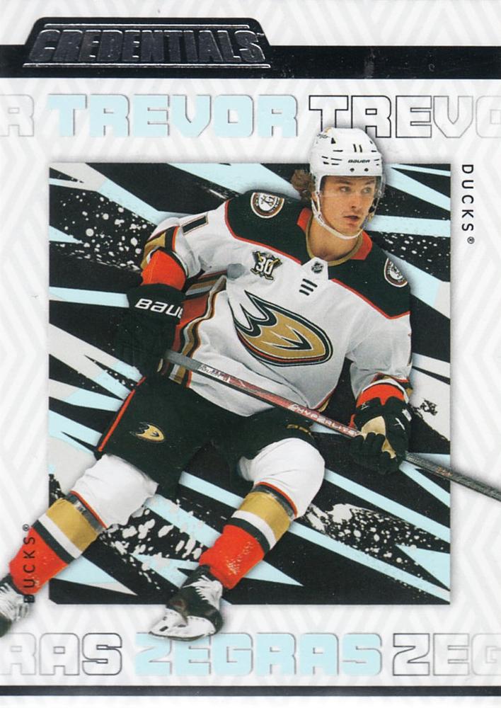 Trevor Zegras #1 Anaheim Ducks | 2023-24 Upper Deck Credentials