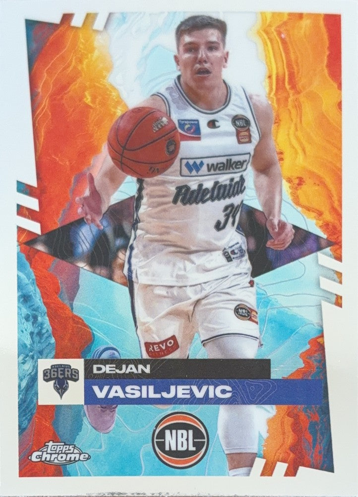 Dejan Vasiljevic #1 Adelaide 36ers | 2024-25 Topps Chrome NBL (front)