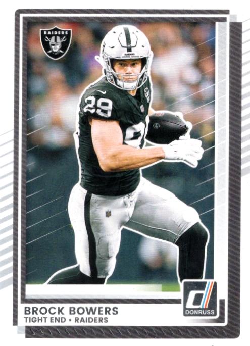 Brock Bowers #1 Las Vegas Raiders | 2025 Donruss | NFL Football