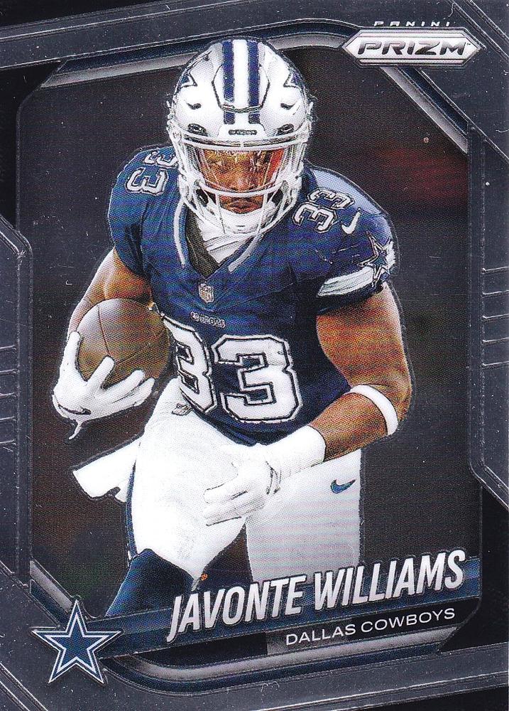 Javonte Williams #1 Dallas Cowboys | 2025 Panini Prizm | NFL Football