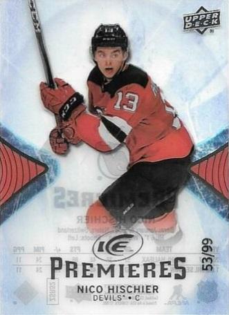 Nico Hischier #200 New Jersey Devils | 2017-18 Upper Deck Ice