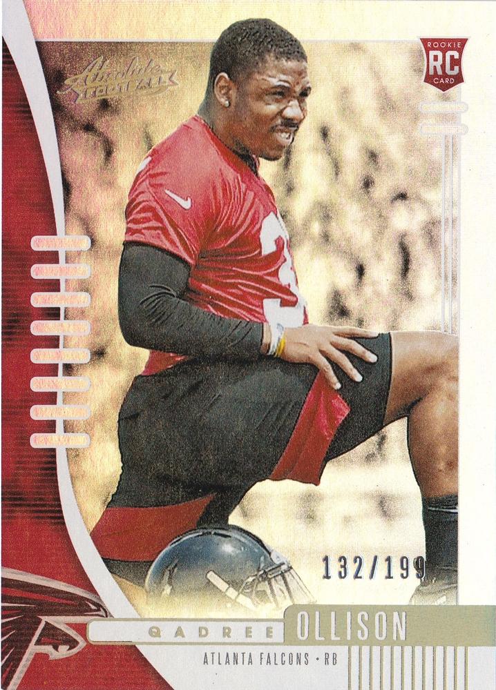 Qadree Ollison #200 Atlanta Falcons | 2019 Panini Absolute |  | NFL Football
