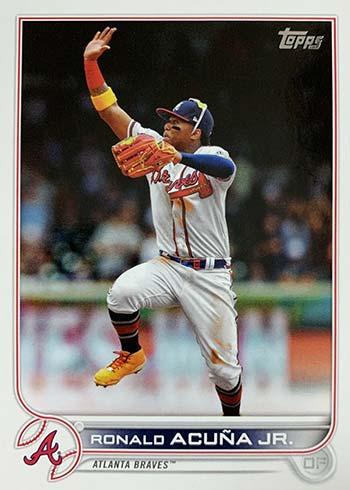 Ronald Acuña Jr. #200 Atlanta Braves (Leaping high-five) | 2022 Topps