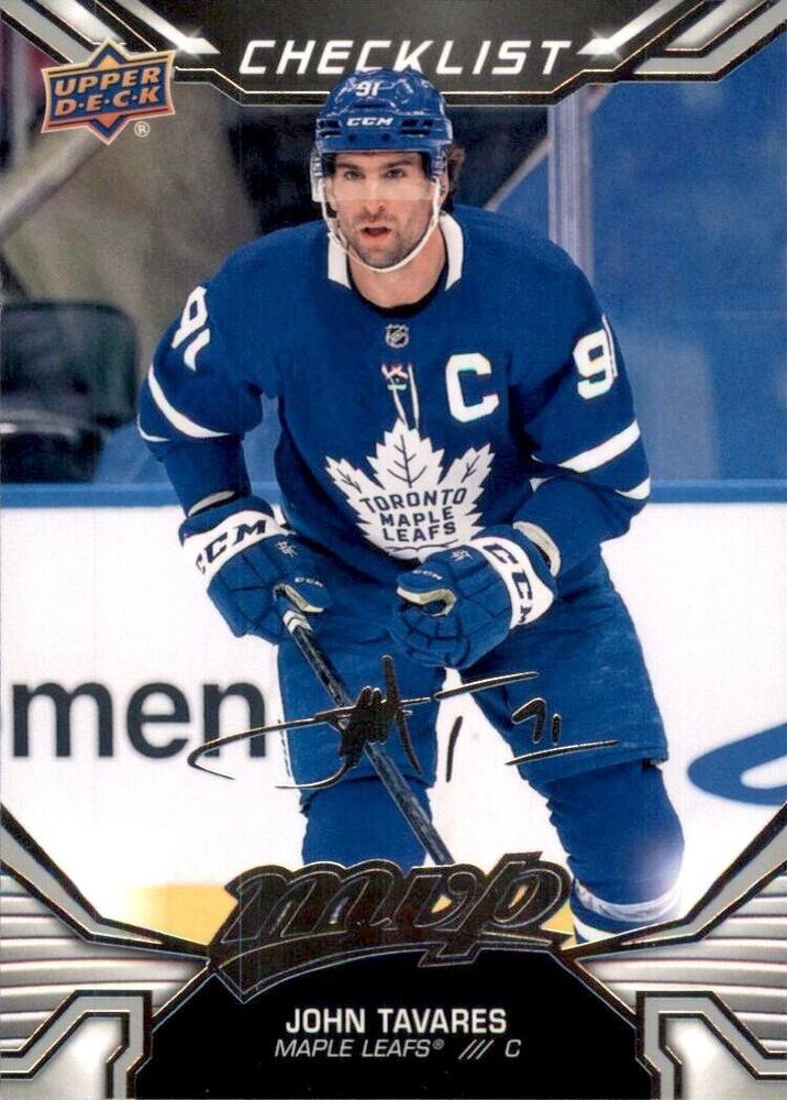 John Tavares #200 Toronto Maple Leafs | 2022-23 Upper Deck MVP Silver Script
