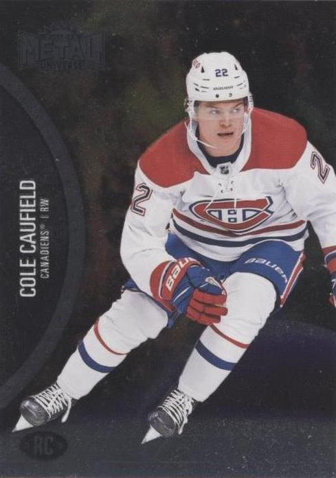 Cole Caufield Rookie #200 Montreal Canadiens | 2021-22 SkyBox Metal Universe