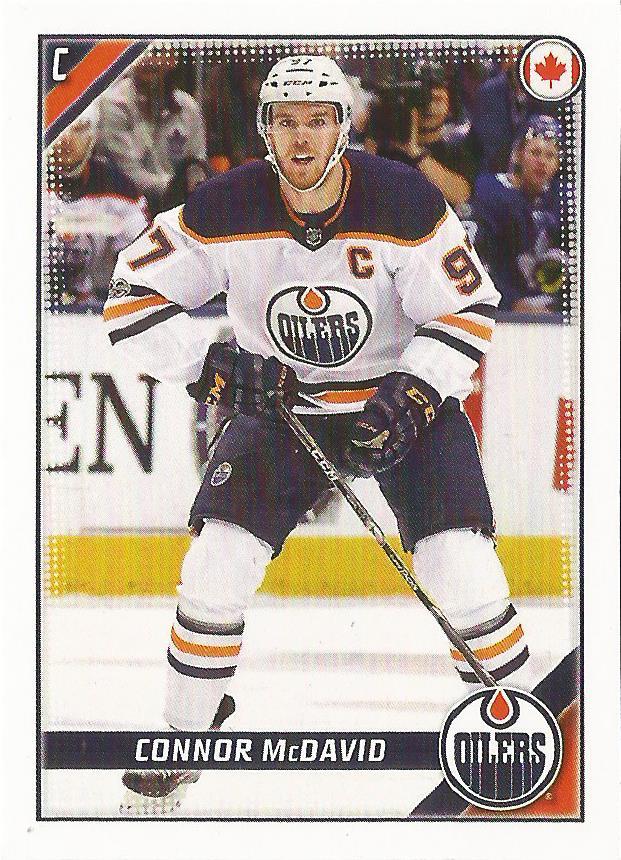Connor McDavid #201 Edmonton Oilers | 2019-20 Topps NHL Sticker Collection
