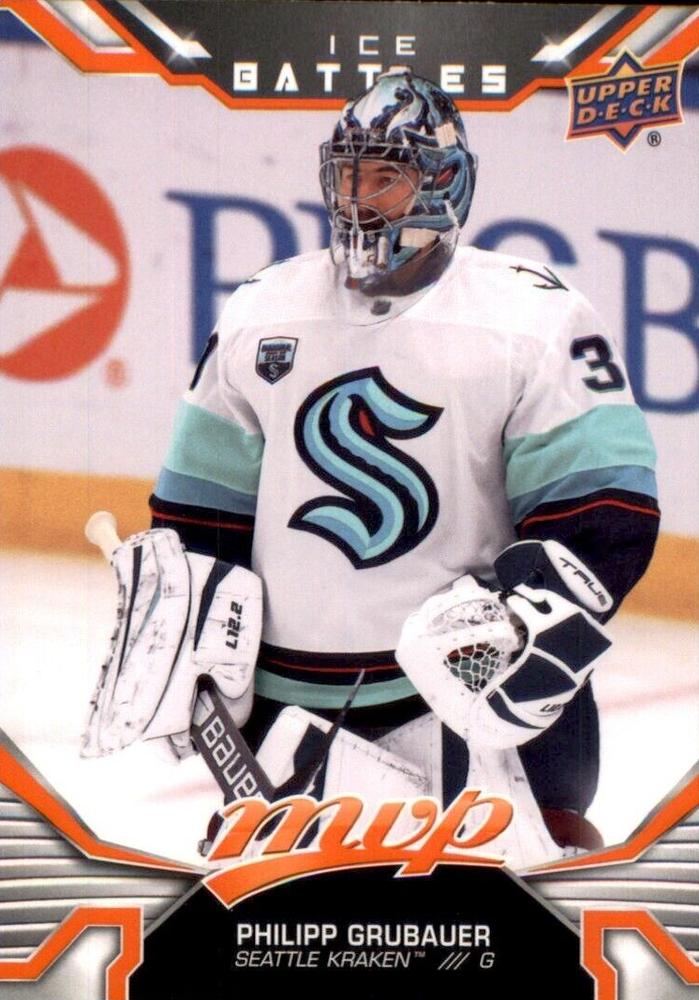 Philipp Grubauer #201 Seattle Kraken | 2022-23 Upper Deck MVP Ice Battles