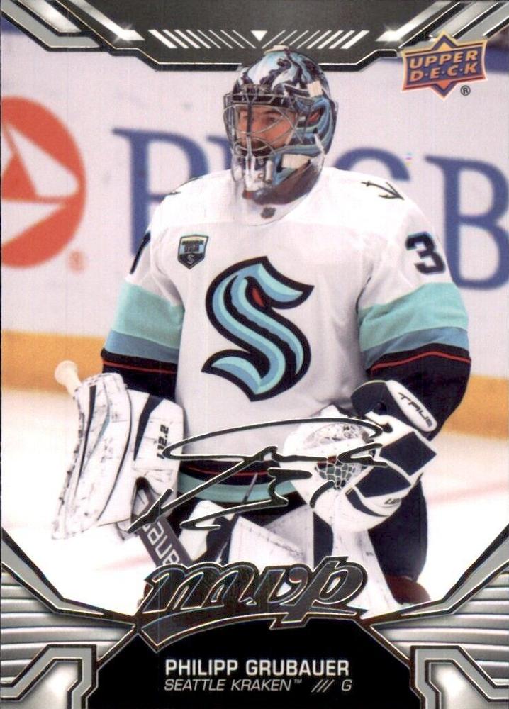 Philipp Grubauer #201 Seattle Kraken | 2022-23 Upper Deck MVP Silver Script