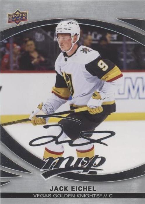 Jack Eichel #201 Vegas Golden Knights | 2023-24 Upper Deck MVP Silver Script