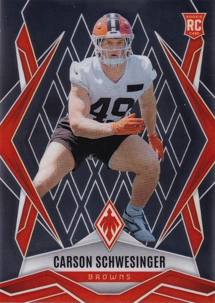 Carson Schwesinger #201 Cleveland Browns | 2025 Panini Phoenix | NFL Football