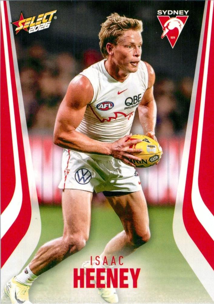 Isaac Heeney #201 Sydney Swans | 2026 Select AFL Footy Stars