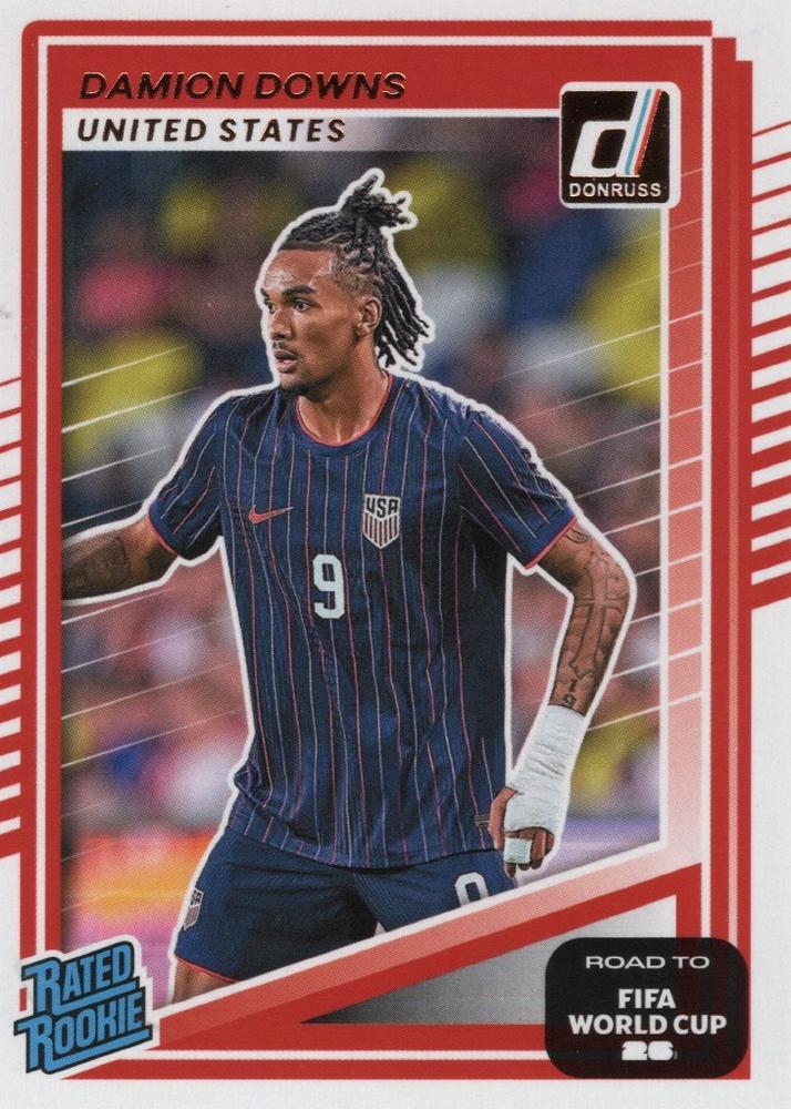 Damion Downs #201 USA | 2025-26 Donruss Road to FIFA World Cup