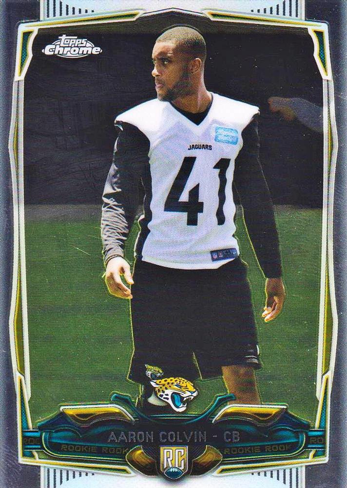 Aaron Colvin #201 Jacksonville Jaguars Rookie | 2014 Topps Chrome | NFL Football