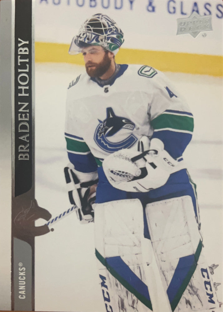 Braden Holtby #635 Vancouver Canucks | 2020-21 Upper Deck