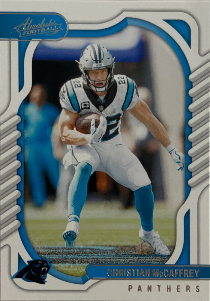 Christian McCaffrey #29 Carolina Panthers | 2022 Panini Absolute | NFL Football (front)