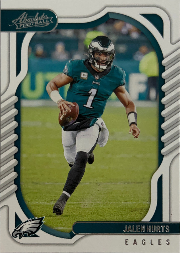 Jalen Hurts #72 Philadelphia Eagles | 2022 Panini Absolute | NFL Football (front)