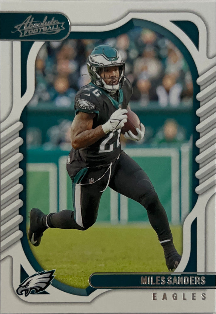Miles Sanders #73 Philadelphia Eagles | 2022 Panini Absolute | NFL Football (front)