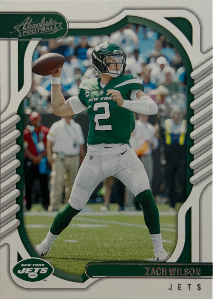 Zach Wilson #99 New York Jets | 2022 Panini Absolute | NFL Football (front)
