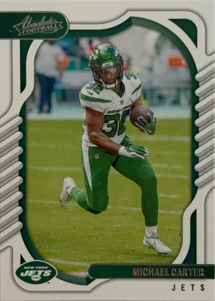 Michael Carter #100 New York Jets | 2022 Panini Absolute | NFL Football (front)