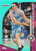 Justinian Jessup #55 New Zealand Breakers | 2023-24 Topps NBL - Aqua Parallel
