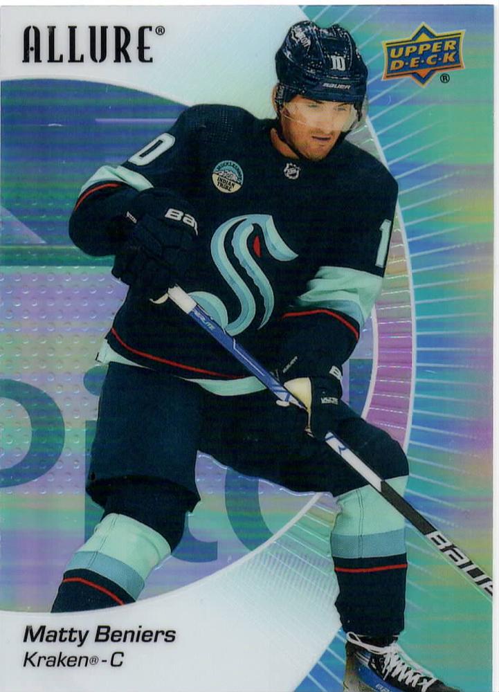 Matty Beniers #56 Seattle Kraken | 2023-24 Upper Deck Allure