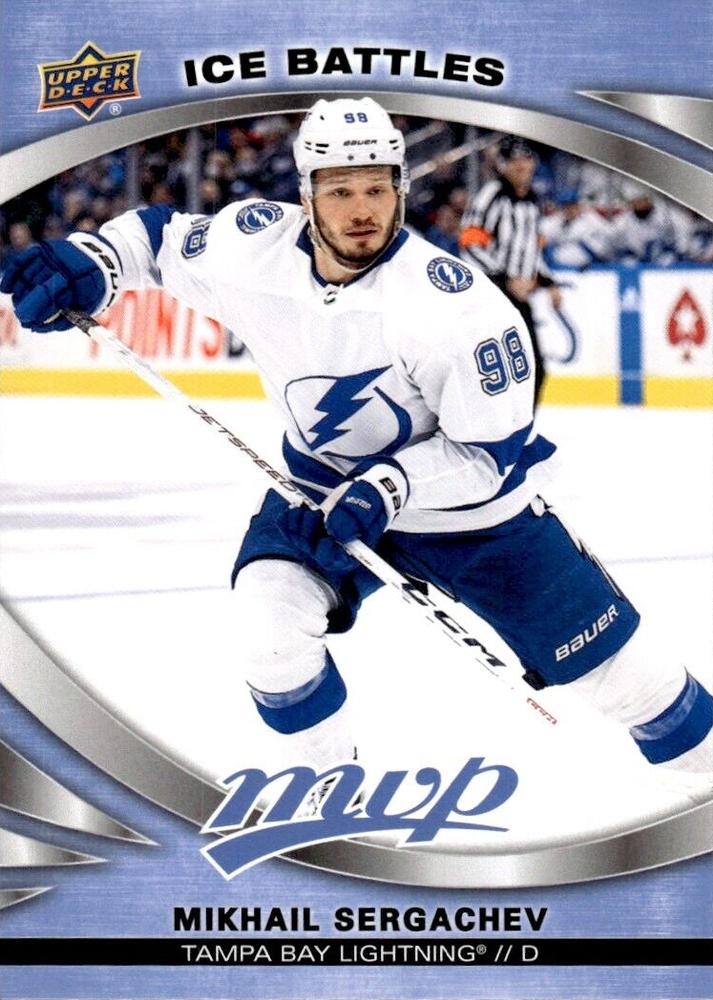 Mikhail Sergachev #119 Tampa Bay Lightning | 2023-24 Upper Deck MVP Ice Battles