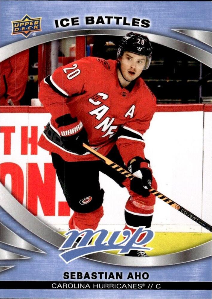 Sebastian Aho #121 Carolina Hurricanes | 2023-24 Upper Deck MVP Ice Battles