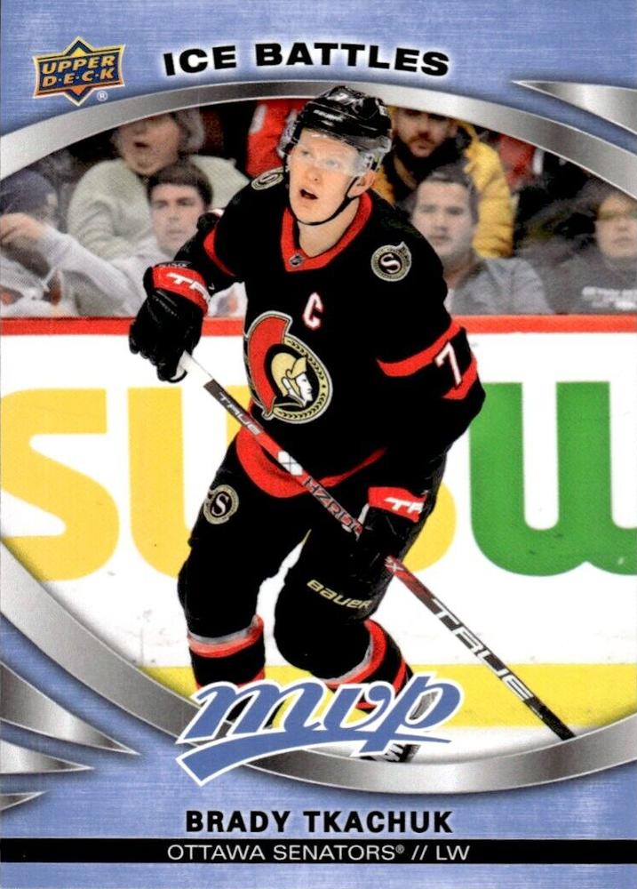 Brady Tkachuk #127 Ottawa Senators | 2023-24 Upper Deck MVP Ice Battles