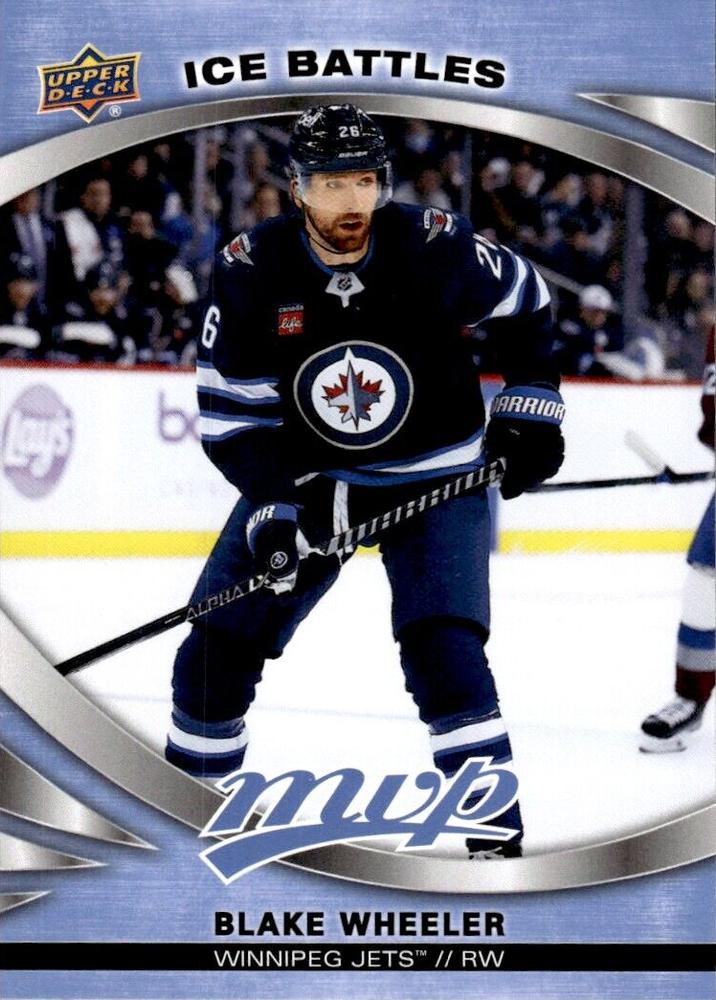 Blake Wheeler #131 Winnipeg Jets | 2023-24 Upper Deck MVP Ice Battles