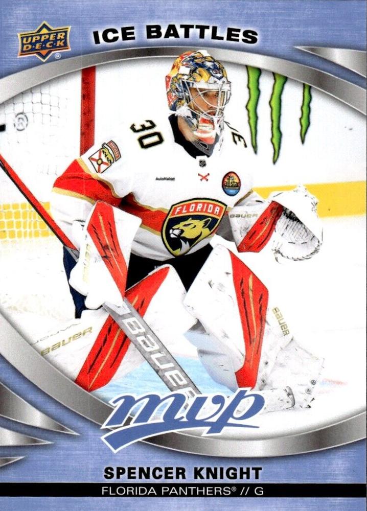 Spencer Knight #147 Florida Panthers | 2023-24 Upper Deck MVP Ice Battles