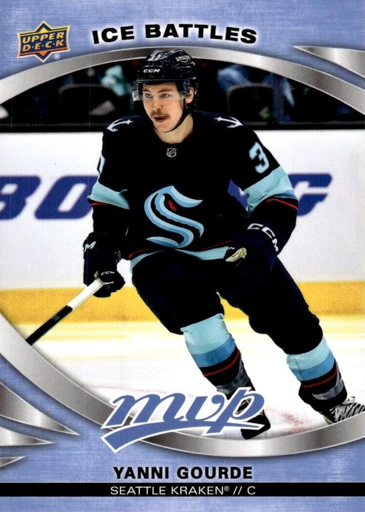 Yanni Gourde #160 Seattle Kraken | 2023-24 Upper Deck MVP Ice Battles