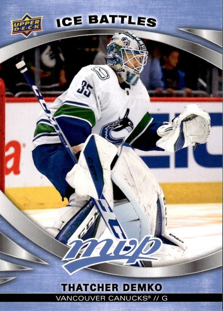 Thatcher Demko #169 Vancouver Canucks | 2023-24 Upper Deck MVP Ice Battles
