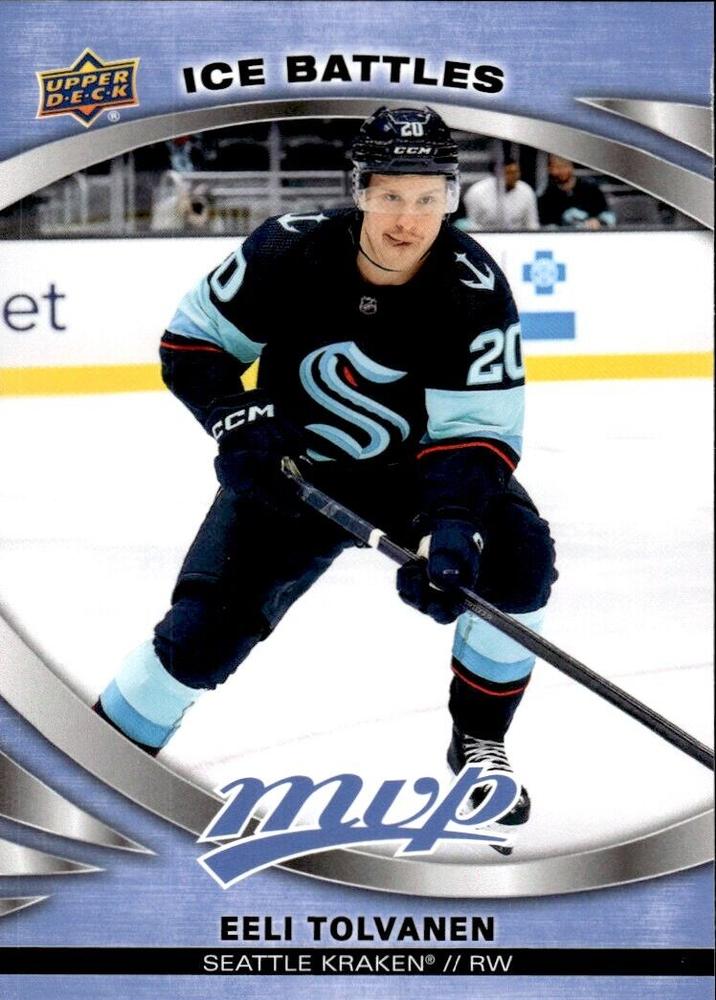 Eeli Tolvanen #174 Seattle Kraken | 2023-24 Upper Deck MVP Ice Battles