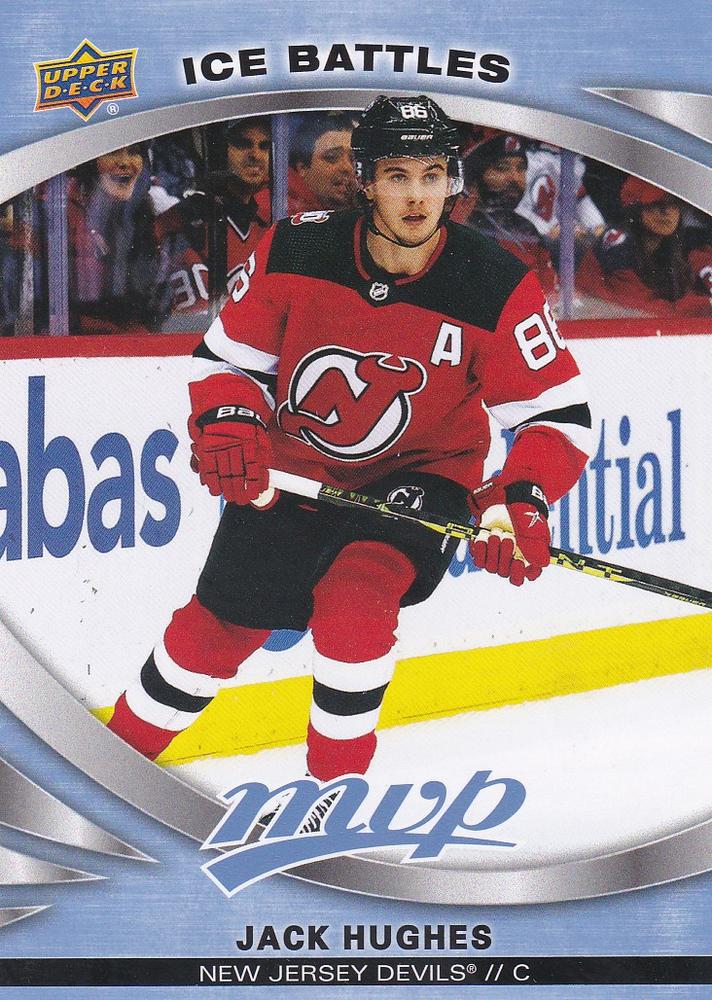 Jack Hughes #176 New Jersey Devils | 2023-24 Upper Deck MVP Ice Battles