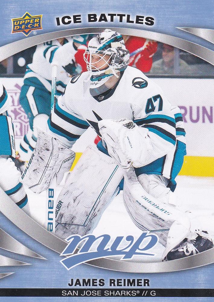 James Reimer #187 San Jose Sharks | 2023-24 Upper Deck MVP Ice Battles