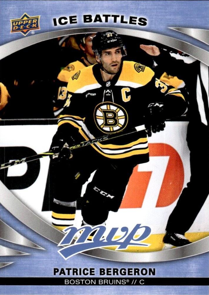 Patrice Bergeron #195 Boston Bruins | 2023-24 Upper Deck MVP Ice Battles