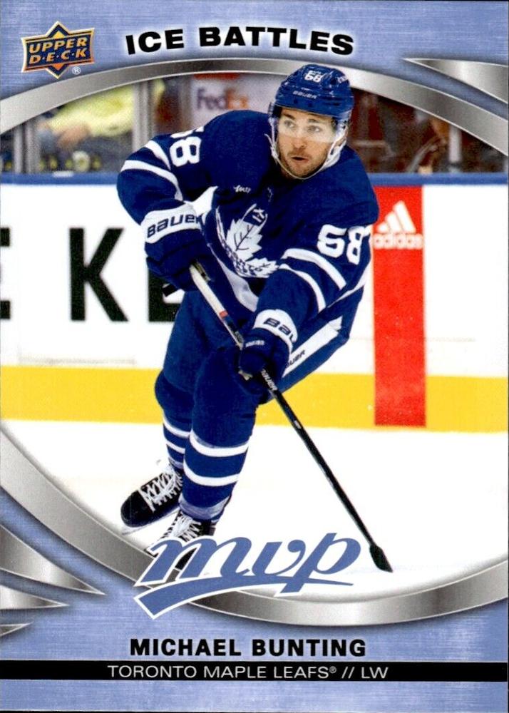 Michael Bunting #216 Toronto Maple Leafs | 2023-24 Upper Deck MVP Ice Battles