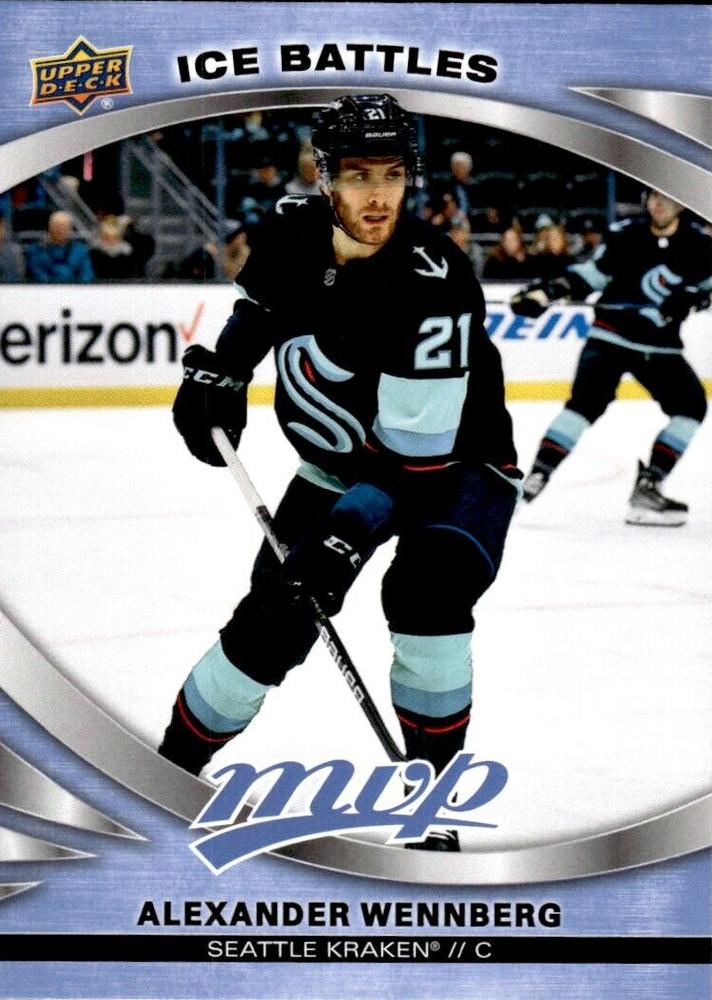 Alexander Wennberg #21 Seattle Kraken | 2023-24 Upper Deck MVP Ice Battles