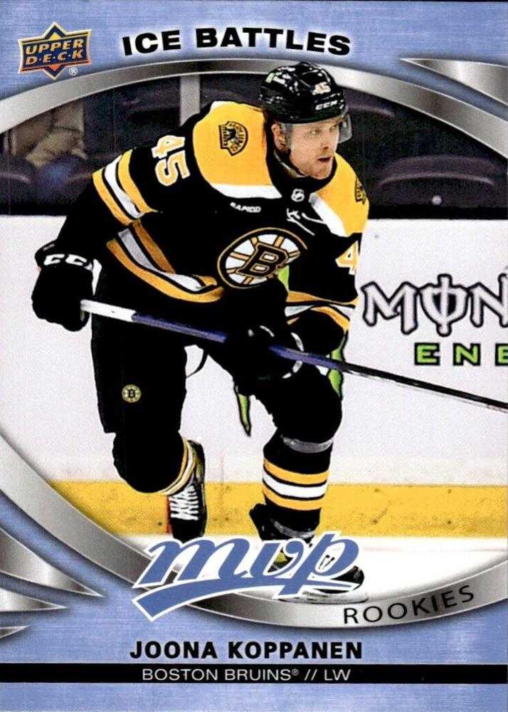 Joona Koppanen Rookie #224 Boston Bruins | 2023-24 Upper Deck MVP Ice Battles