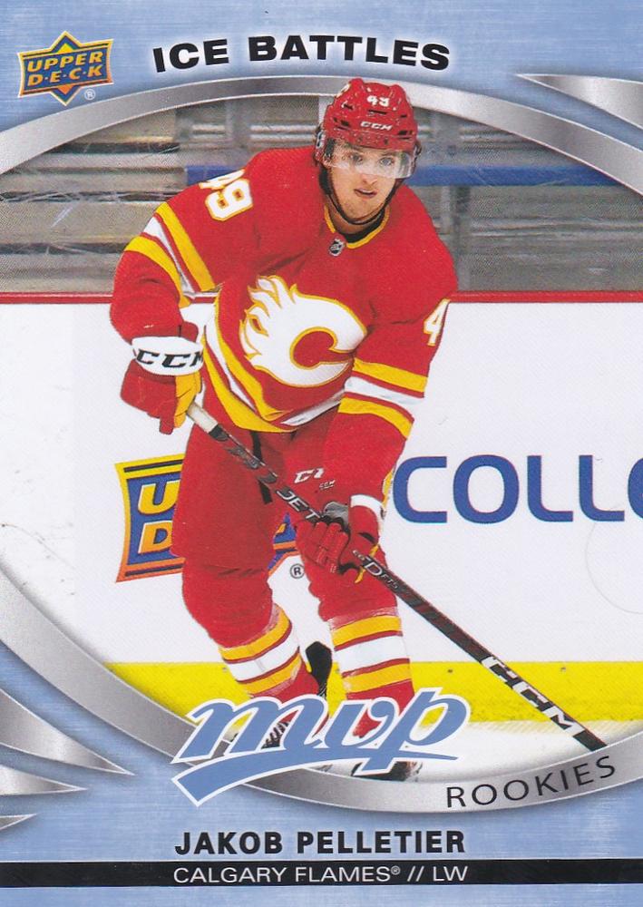 Jakob Pelletier Rookie #228 Calgary Flames | 2023-24 Upper Deck MVP Ice Battles