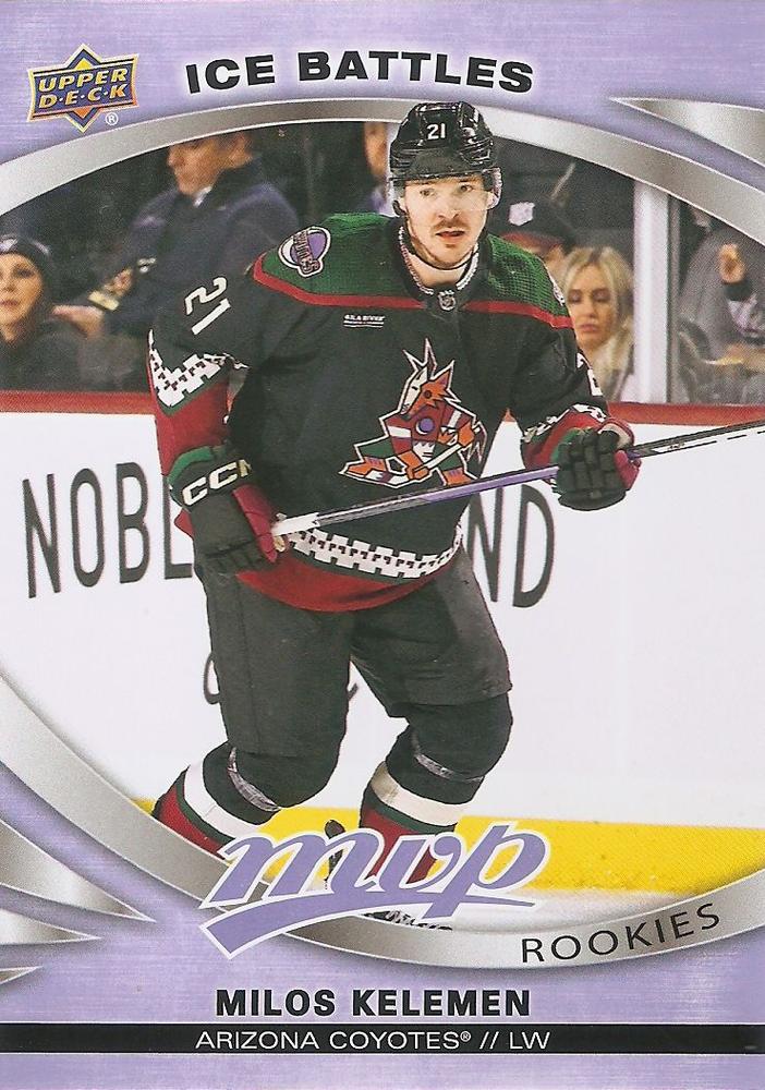 Milos Kelemen Rookie #230 Arizona Coyotes | 2023-24 Upper Deck MVP Ice Battles
