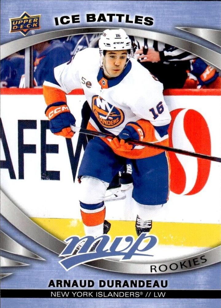 Arnaud Durandeau Rookie #237 New York Islanders | 2023-24 Upper Deck MVP Ice Battles