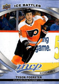 Tyson Foerster Rookie #246 Philadelphia Flyers | 2023-24 Upper Deck MVP Ice Battles