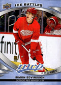 Simon Edvinsson Rookie #247 Detroit Red Wings | 2023-24 Upper Deck MVP Ice Battles