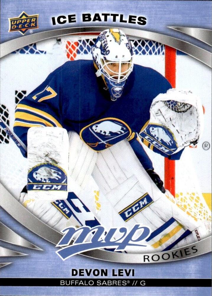 Devon Levi Rookie #249 Buffalo Sabres | 2023-24 Upper Deck MVP Ice Battles