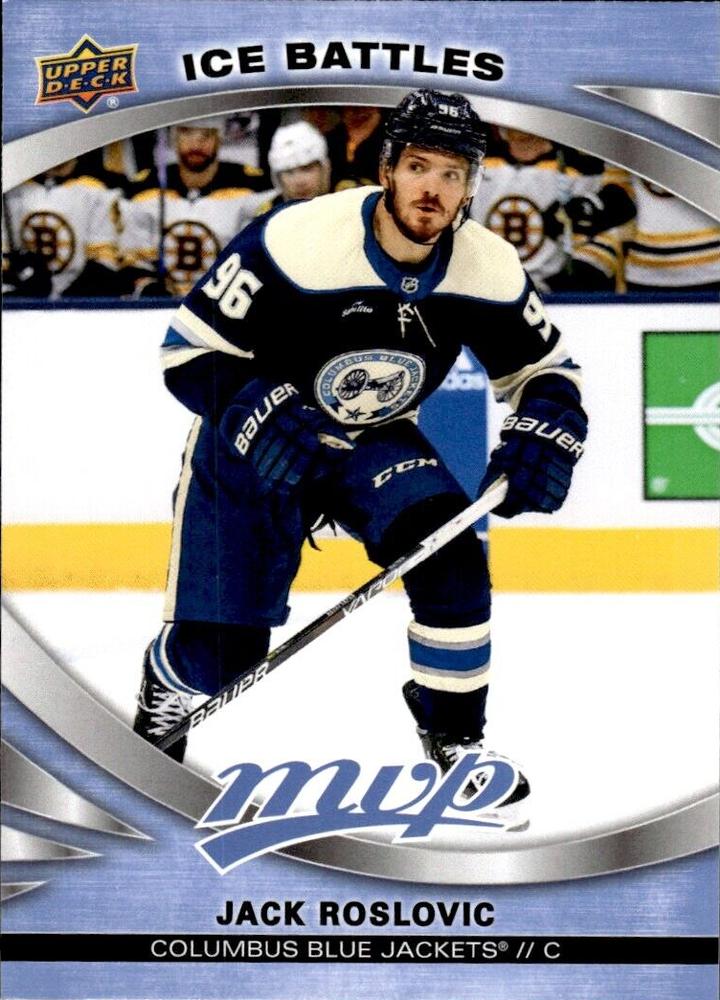 Jack Roslovic #29 Columbus Blue Jackets | 2023-24 Upper Deck MVP Ice Battles